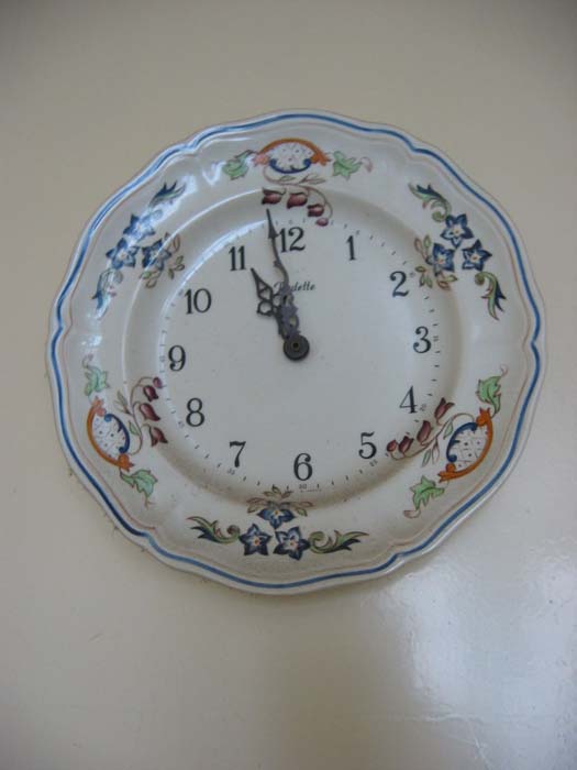 La pendule de la cuisine