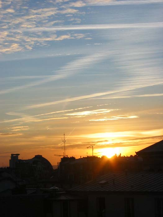 Coucher de soleil parisien