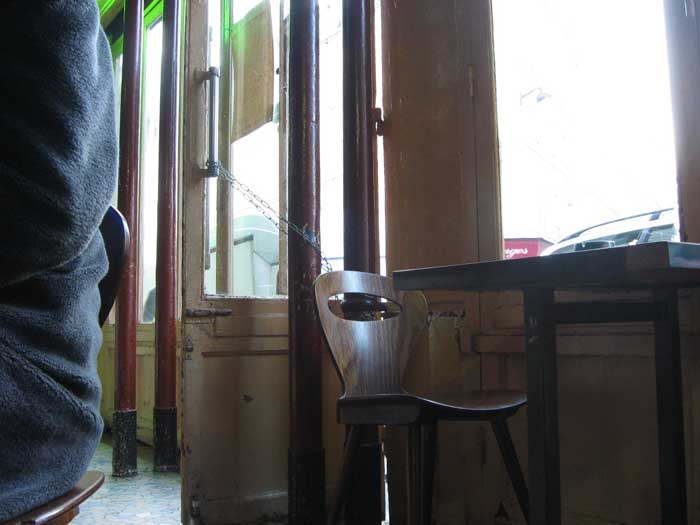 L'intérieur du troquet