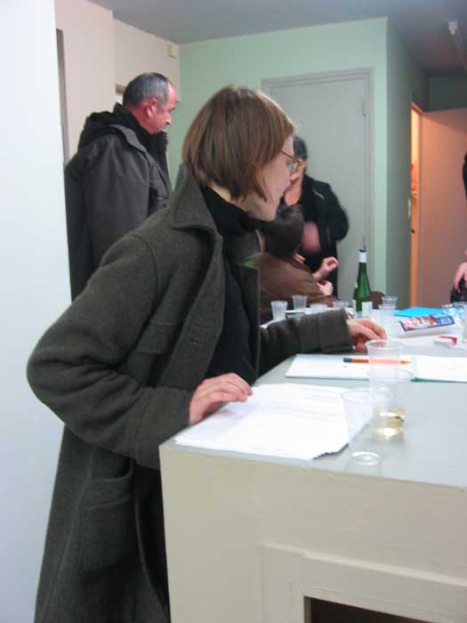Dans la galerie