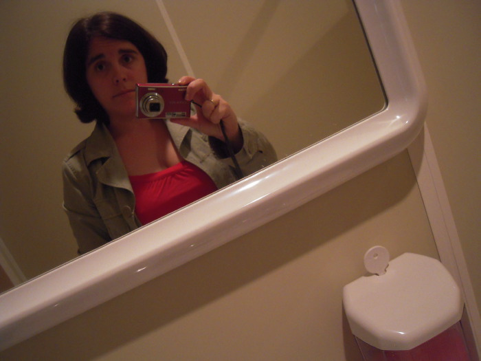 Je vais aux toilettes