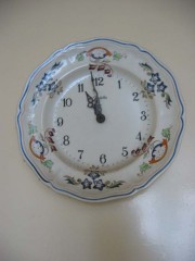 La pendule de la cuisine