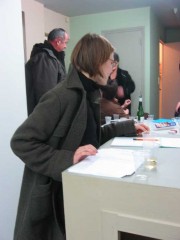 Dans la galerie
